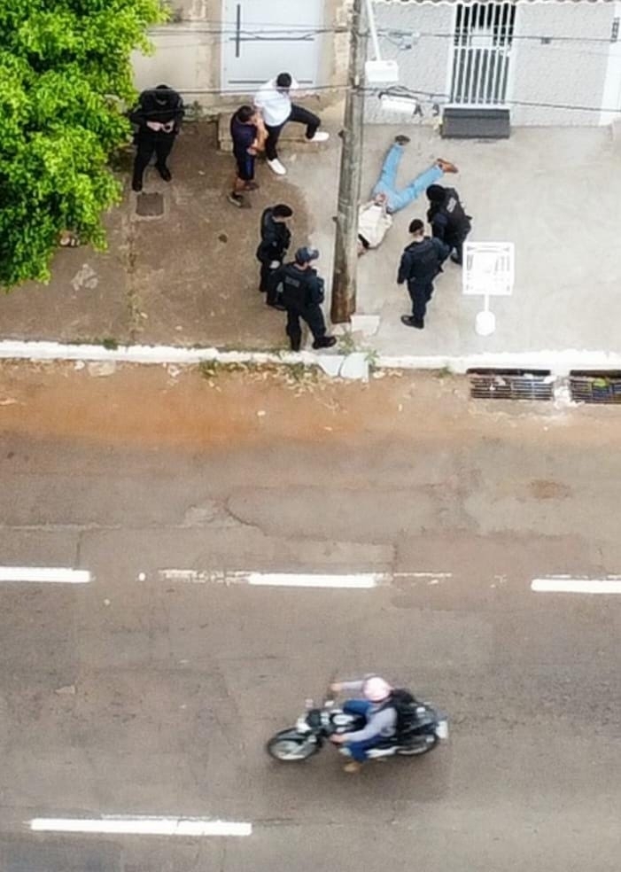 PRF prende ladrão no Bairro Cabreúva