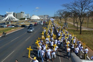 Policiais Rodoviários Federais de Mato Grosso do Sul participam de mobilização em Brasília