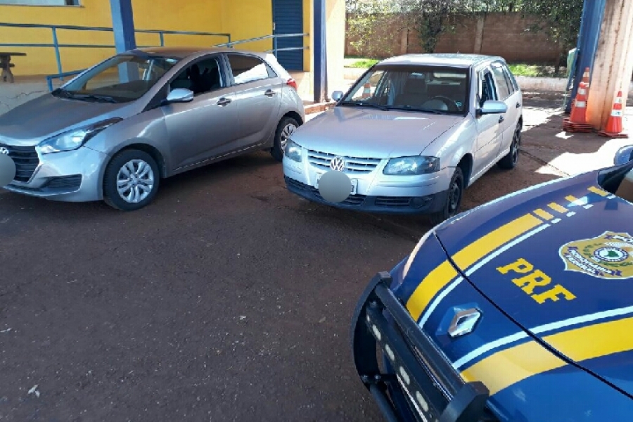 PRF prende quadrilha com carro roubado em Rio Brilhante