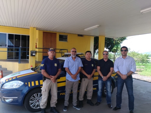 Diretores do SINPRF-MS visitam unidades operacionais no interior do estado 