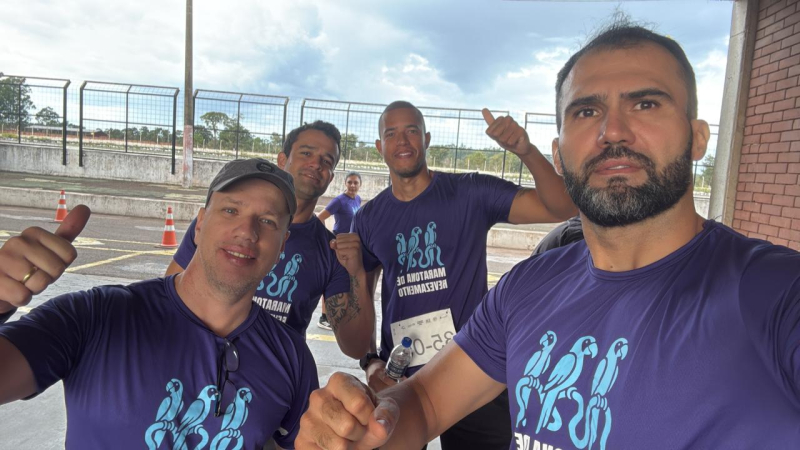 Equipe Veloses do Asfalto/SINPRF-MS participa da Maratona de Revezamento em Campo Grande
